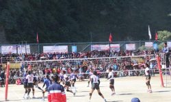 नवौँ राष्ट्रिय खेलकुदमा भलिबल दर्शकका लागि सर्वाधिक प्रिय