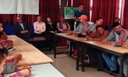 माओवादी अध्यक्षद्वारा भूकम्पपछि पुनःनिर्माण गरिएको गोरखा दरबारको अवलोकन