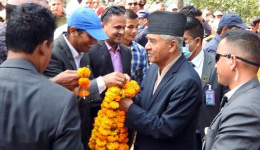 प्रधानमन्त्री देउवा धनगढीमा