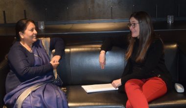 राष्ट्रपति भण्डारीसमक्ष विभिन्न मुलुकका नेत्रीद्वारा शिष्टाचार भेट