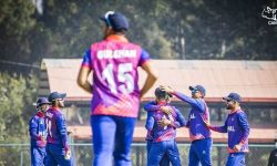 नेपालले यूएईलाई ३ विकेटले हरायाे