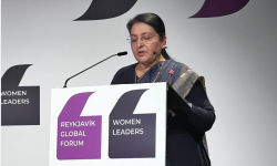 नेपाल समावेशी लोकतन्त्र संस्थागत गर्ने मार्गमा छ : राष्ट्रपति