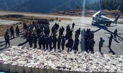 हुम्लाको दक्षिणी भेगका मतपेटिका हेलिकप्टरबाट सदरमुकाममा ल्याइयो