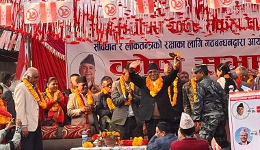 प्रचण्डकाे प्रश्न- संसद् विघटन गर्न, पार्टी विभाजन गर्न की संविधान च्यात्नका लागि मत चाहियो ?