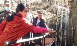 राष्ट्रपति भण्डारीद्वारा आजा मुक्तिनाथमा विशेष पूजा