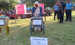 कालीकोटका नौवटै स्थानीय तहमा नमूना मतदान