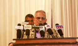 संविधान, गणतन्त्र र संघीयताको रक्षार्थ हामी एक ठाउँमा आएको छौँ: बाबुराम भट्टराई