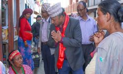 दिपक खड्का चुनावी घरदैलोमा !