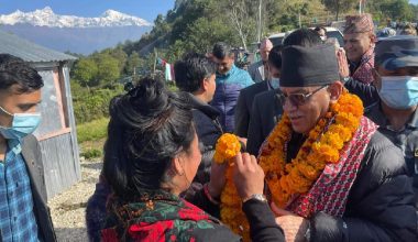 संविधान लोकतन्त्र विरोधीहरुबाट धरापमा परेपछि गठबन्धन : अध्यक्ष दाहाल
