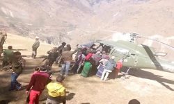 गर्भवतीको हेलिकप्टरबाट उद्धार