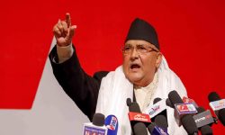 पाँच वर्षका लागि थान्को लागेको कांग्रेसले च्याँखे नथापे हुन्छ : ओली