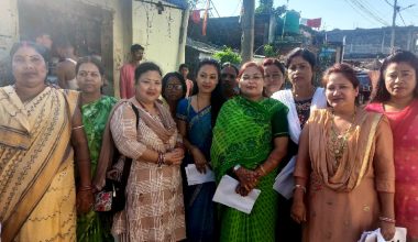 प्रदीप यादवलाई जिताउन महिला नेता जनताकाे घरदैलोमा