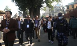 माल्दिभ्सका र दक्षिण कोरियाका प्रमुख निर्वाचन आयुक्त निर्वाचन अवलोकन  गर्दै !