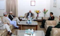 निर्वाचन सुरक्षाबारे प्रमुख आयुक्तसँग प्रधानसेनापतिको भेटवार्ता