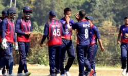 पुलिसले आर्मीलाई जितका लागि तीन सय पाँच रनको लक्ष्य दियो