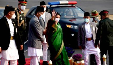 राष्ट्रपति भण्डारी शनिबार स्वदेश फर्कंने