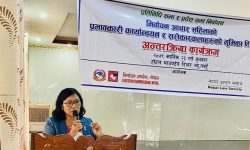 आयुक्त डा. तुलाधार भन्छिन्- आवधिक निर्वाचन लोकतन्त्रको महत्त्वपूर्ण आधारस्तम्भ