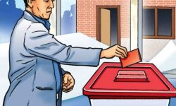 बाँकेमा जेलबाट दुई बन्दीले भोट हाल्दै