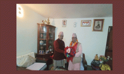 अध्यक्ष नेपाल र उपसभापति खड्काबीच भेटवार्ता