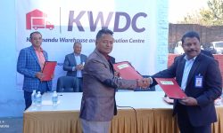 काठमाडौं वेयरहाउसद्वारा नेपाल फ्रेट फर्वार्डस् एसोसिएसन र नेपाल कुरियर सेवा संघबीच सम्झौता