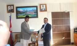 कर्मचारी सञ्चय कोषका नवनियुक्त प्रशासकद्वारा पदभार ग्रहण