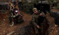 तस्बिरमा युद्ध ग्रस्त युक्रेनको क्रिशमस