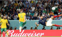 विश्वकप फुटबल प्रतियोगिता : फ्रान्स र अष्ट्रेलिया नकआउट चरणमा