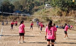 महिला भलिबल प्रतियोगिता सुरु