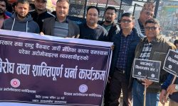 सरकारको अमैत्रीपूर्ण नीतिहरुको विरुद्धमा चितवन र हेटौँडामा पनि विरोध प्रदर्शन