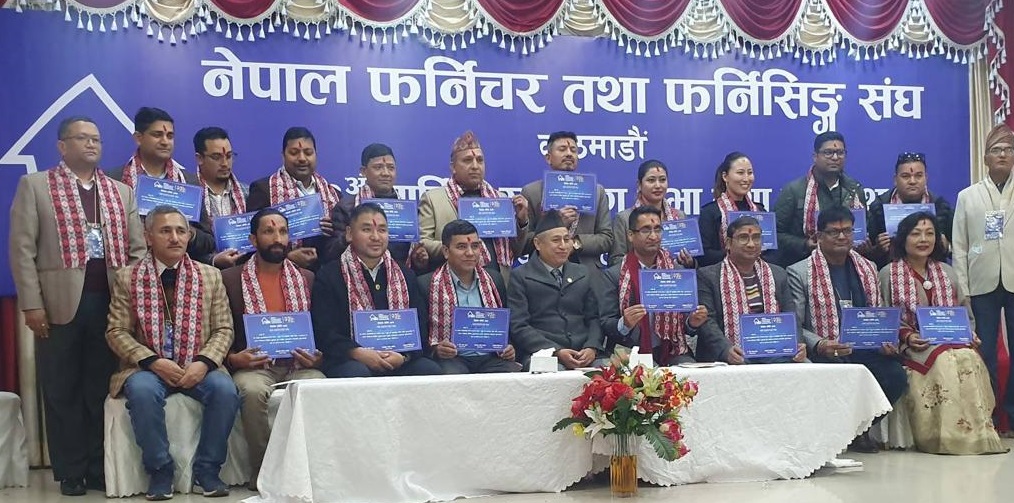 फर्निचर तथा फर्निसिङ संघमा नयाँ नेतृत्व