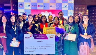 ‘एनसेल वुमन आइकन आइसिटी अवार्ड २०२२’ शीला कंसाकार कार्कीले जितिन्