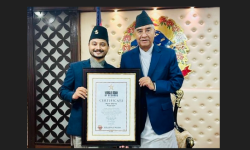 प्रधानमन्त्रीद्वारा ‘मेमोरी किङ’ शर्मालाई