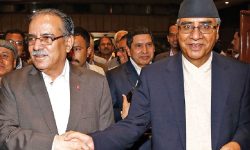 प्रधानमन्त्रीका लागि देउवा र प्रचण्डबीच हानथाप