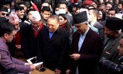 चिसो मौसममा सिंहदबार परिसरमा राजनीतिक सरगर्मी