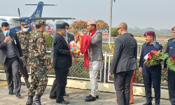 प्रधानमन्त्री दाहाल चितवनमा