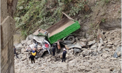 पुलबाट ट्रक खस्दा एकको मृत्यु