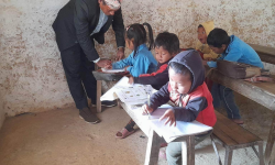 एउटै शिक्षकको भरमा तीनवटा कक्षाको पठन पाठन