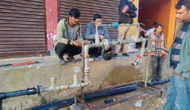 नयाँ पाइपलाइनबाट मेलम्चीको खानेपानी वितरण गर्दा देखिएन चुहावटको समस्या