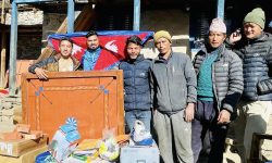 नाम्खाका १६ विद्यालयलाई शैक्षिक र खेलकुद सामग्री प्रदान