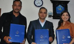 नेपाल टेलिकमको ब्राण्ड एम्बेस्डरमा खड्का र जोशी