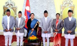 राष्ट्रपतिसमक्ष निर्वाचन परिणामसहितको प्रतिवेदन पेश