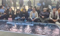 चर्को ब्याजदरको विरोधमा विराटनगरका उद्योगी-व्यवसायीहरु आज पनि धर्नामा