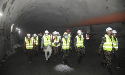 रक्षामन्त्रीद्वारा निर्माणाधिन काठमाण्डौं-तराई/मधेश द्रुतमार्ग सडक आयोजनाको निरिक्षण भ्रमण (तस्बिरसहित)