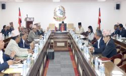 प्रधानमन्त्रीलाई मातहतका कार्यालयको ब्रिफिङ