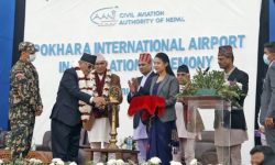 प्रधानमन्त्रीले गरे पोखरा अन्तर्राष्ट्रिय विमानस्थलको उद्घाटन
