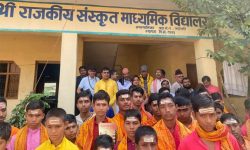 शैक्षिक पर्यटकीय गन्तव्य बन्दै संस्कृत विद्यालय