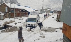 हिउँ पहिराले कर्णाली राजमार्ग अवरुद्ध