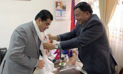 सांसद ढकालले भेटे उपराष्ट्रपति पुन