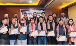 चलचित्र पत्रकार संघ रुपन्देहीको अध्यक्षमा न्यौपाने