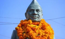 महाँकालमा गणेशमान सिंहको सालिक अनावरण